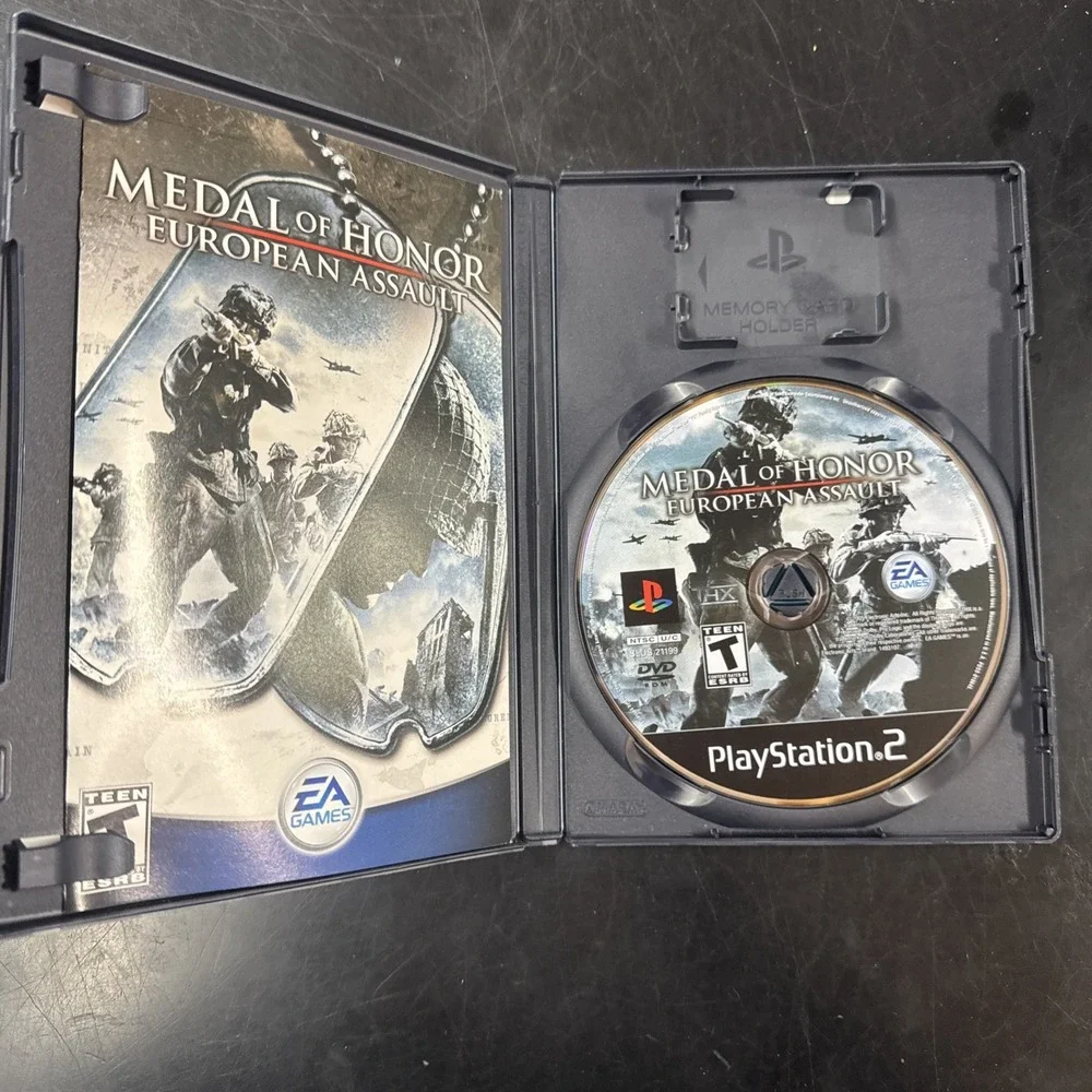 Medal of Honor European Assault PS2 Complete CIB Black Label Tested Working